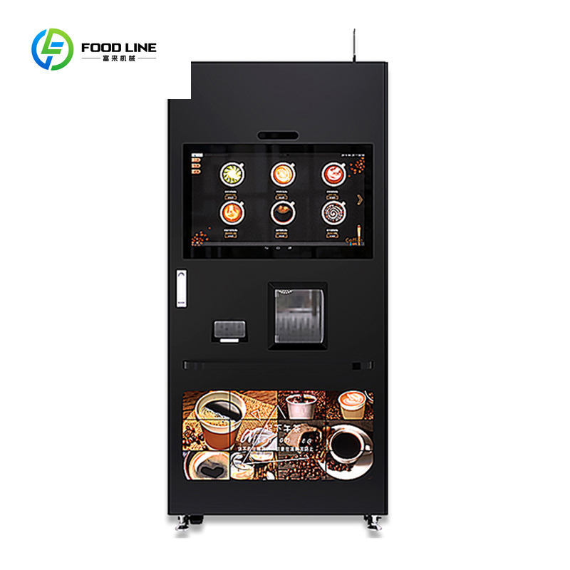 Vending Machine Qr Code - Akıllı QR Kodlu Ticari Espresso İçecek