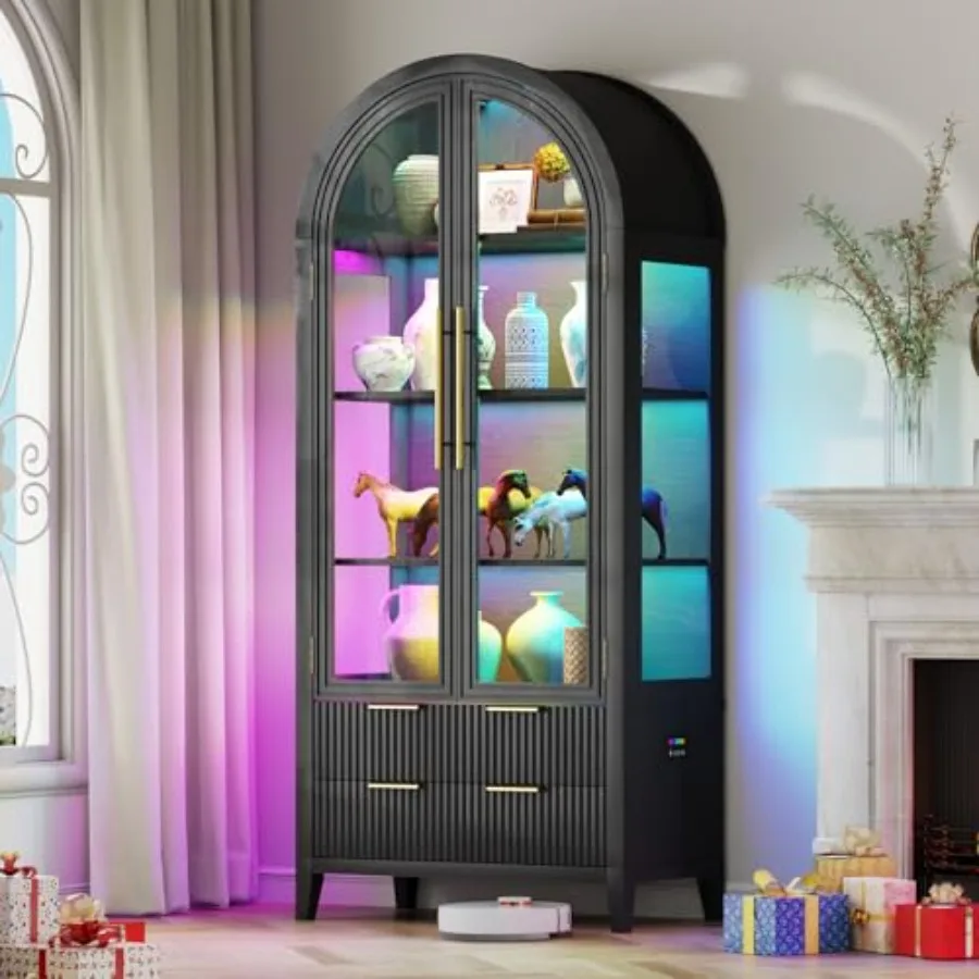 Glass Cabinet Display - Koleksiyon ürünleri sergilemek için cam kapaklı