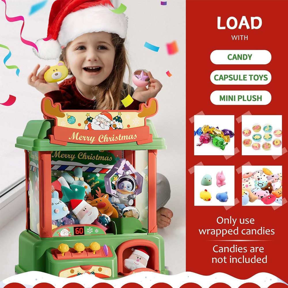 Noel pençe makinesi çocuklar i - Arcade Games Vending incelemesi ve fiyatı