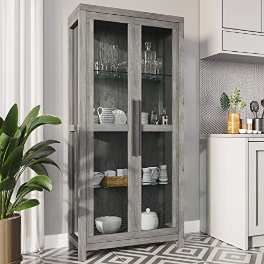 68 Avalon Camlı Vitrin - Oturm - Glass Cabinet Display incelemesi ve fiyatı