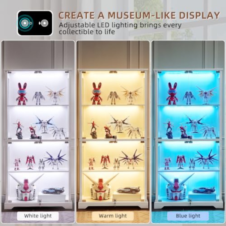 Çiftlik Evi Tarzı Kilitlenebil - Glass Cabinet Display incelemesi ve fiyatı