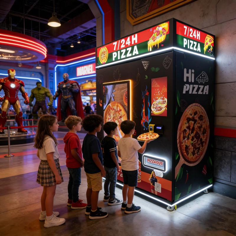 Özel Pizza Otomatı QR Kodu ve  - Vending Machine Qr Code incelemesi ve fiyatı