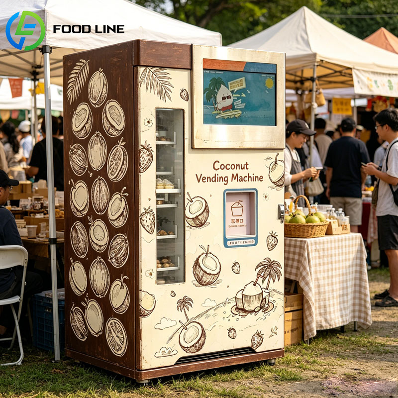 Taze Hindistan Cevizi Otomatı  - Open Vending Machine incelemesi ve fiyatı