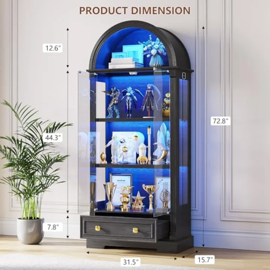 Oturma Odası için Cam Kapılı V - Glass Cabinet Display incelemesi ve fiyatı