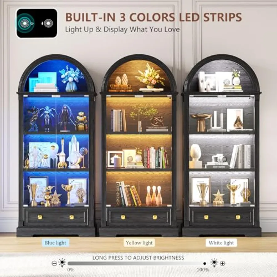 Oturma Odası için Cam Kapılı V - Glass Cabinet Display incelemesi ve fiyatı