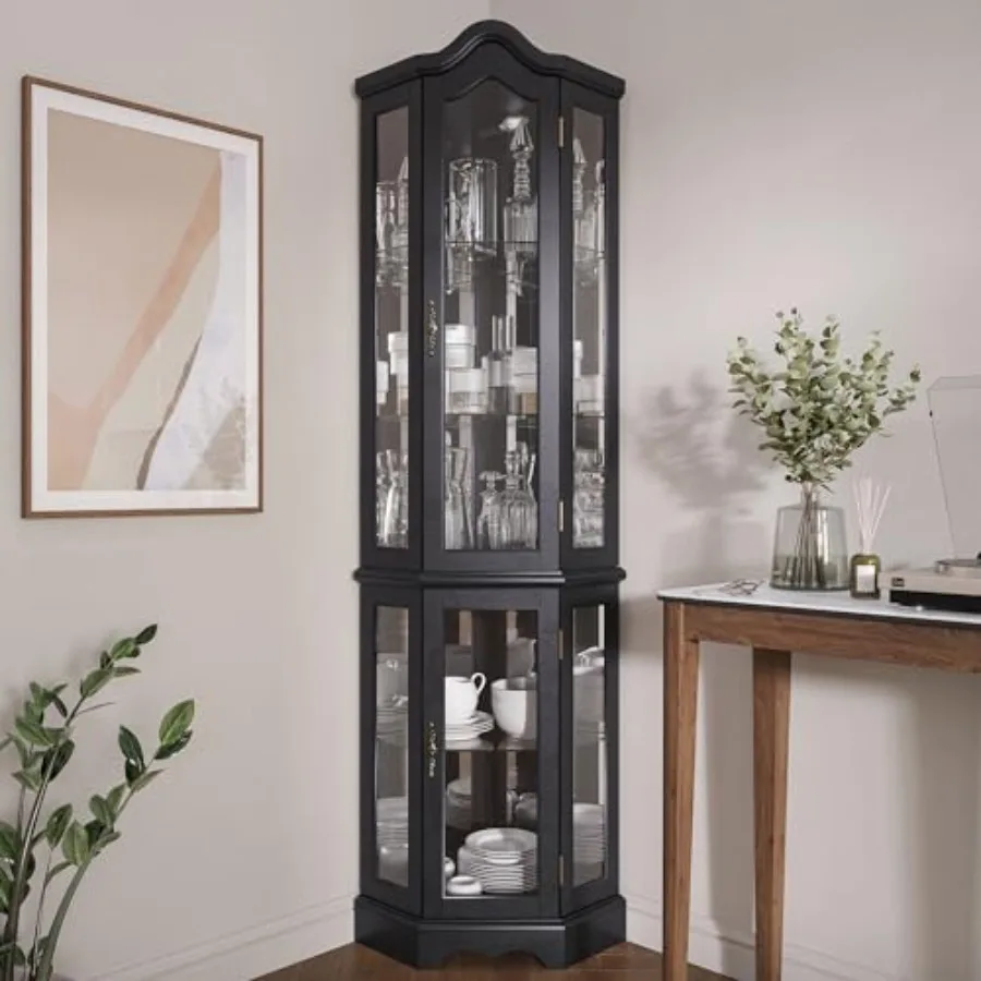 Oturma odası ve mutfak için ta - Glass Cabinet Display incelemesi ve fiyatı