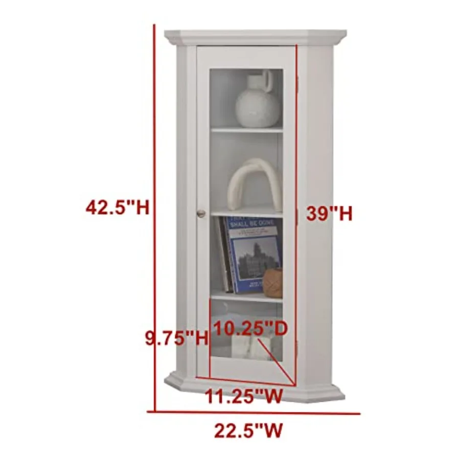 Oturma odası için köşe ünitesi - Glass Cabinet Display incelemesi ve fiyatı