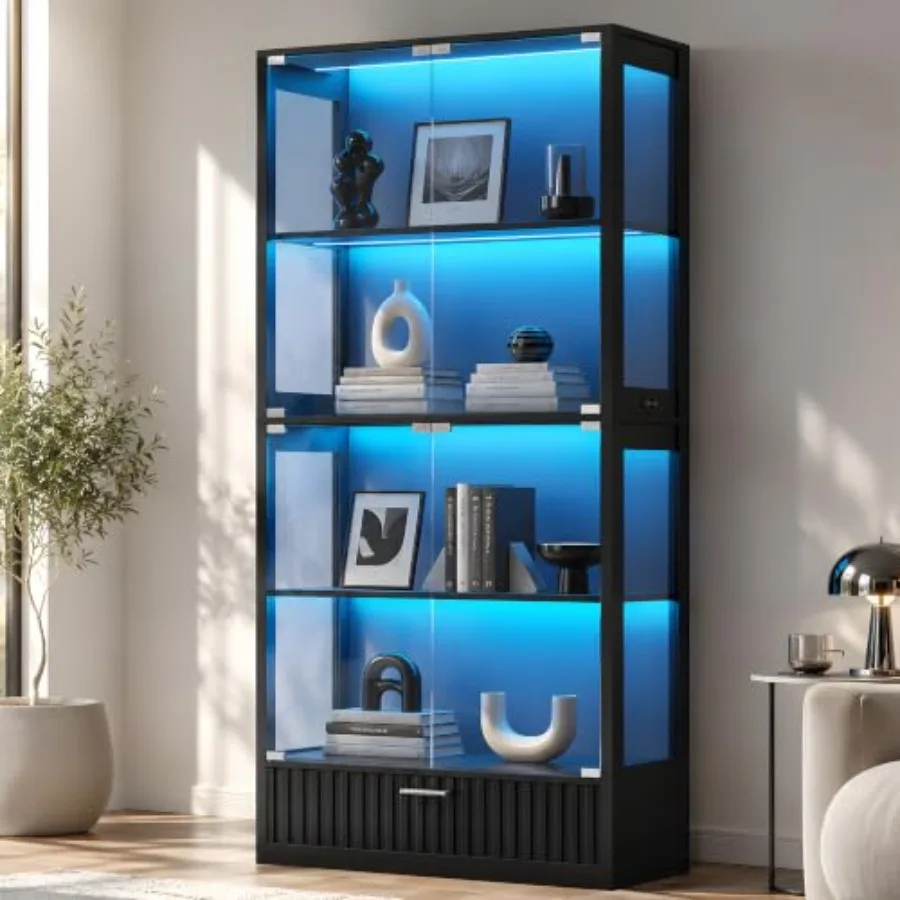Oturma Odası için Cam Kapılı 6 - Glass Cabinet Display incelemesi ve fiyatı
