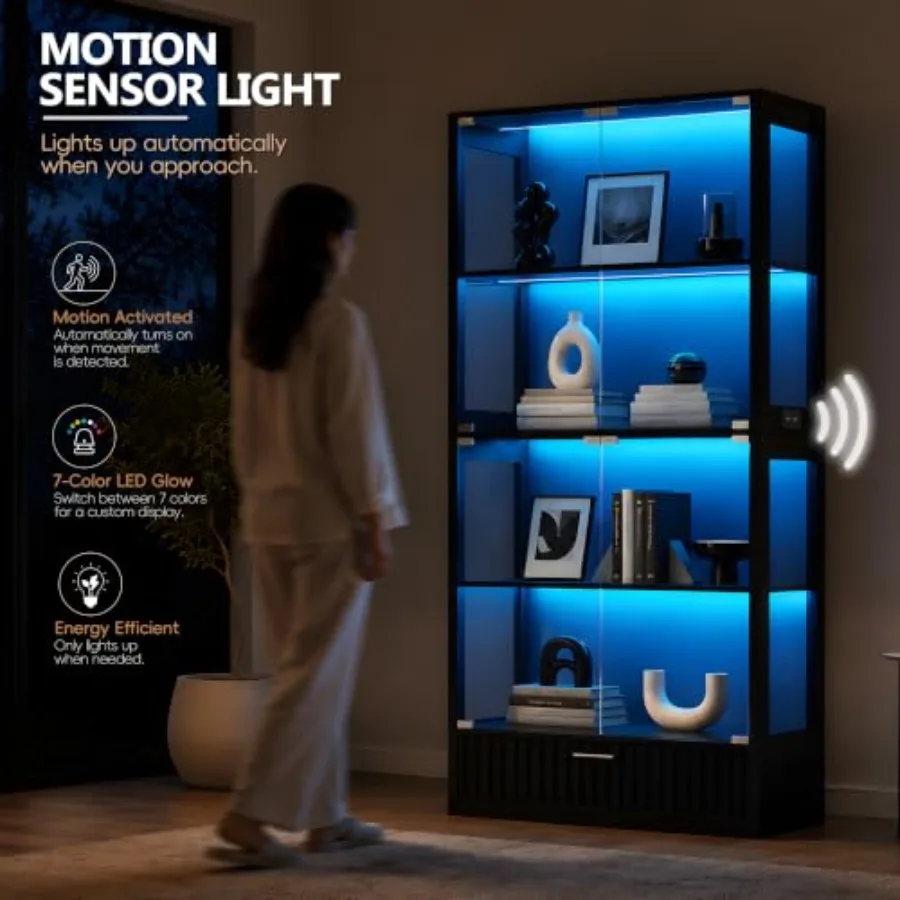 Oturma Odası için Cam Kapılı 6 - Glass Cabinet Display incelemesi ve fiyatı